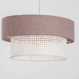 Boho rattan pendant lamp-can11