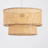 Boho rattan pendant lamp-can12