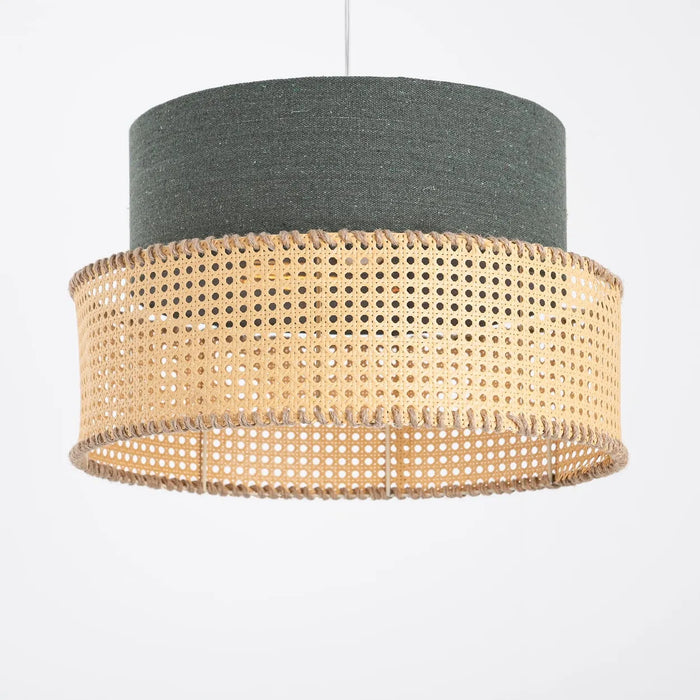 Boho rattan pendant lamp-can5