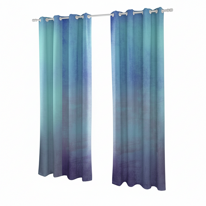 CARTELA CURTAINS PRINT BEIGE CURTAINS (CRT023D) 1 PANELS 130 X 260 CM