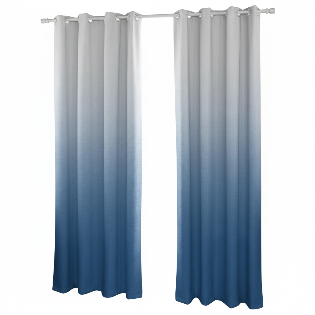 CARTELA CURTAINS PRINT CURTAINS CRT0027E) 1 PANELS 130 X 260 CM