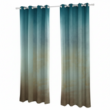 CARTELA CURTAINS PRINT NAVY BLUE CURTAINS (CRT023C) 1 PANELS 130 X 260 CM