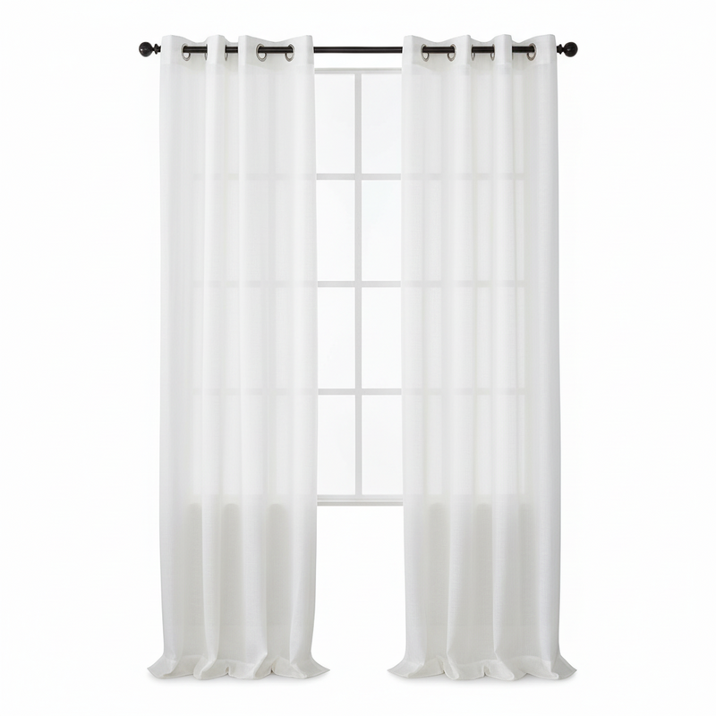 CARTELA SHEER CURTAINS (SH-LN-OFF WHITE) 1 PANELS 150 X 260 CM