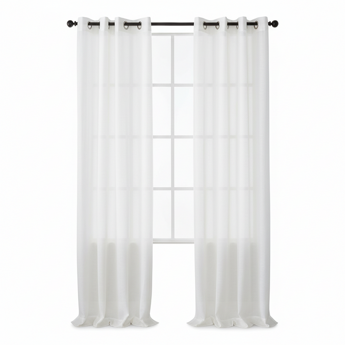 CARTELA SHEER CURTAINS (SH-LN-OFF WHITE) 1 PANELS 150 X 260 CM