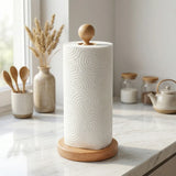 Wooden stand for kitchen tissues-1-11-0-0213