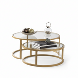 CRYSTAL COFFEE TABLES-RT1024