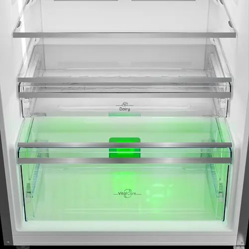 Ariston NoFrost Top Freezer Refrigerator , 420 Liter Inverter Motor , Dark Inox - ART70 F1422D XDI