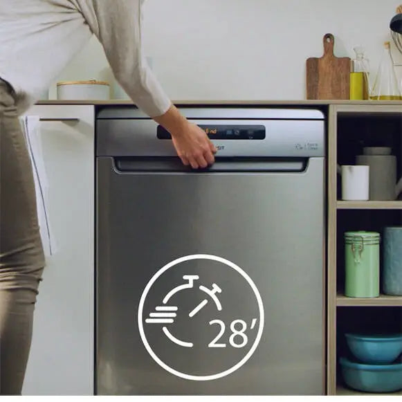 Indesit Dishwasher , 14 Persons Grey - DFO 3C23 AX