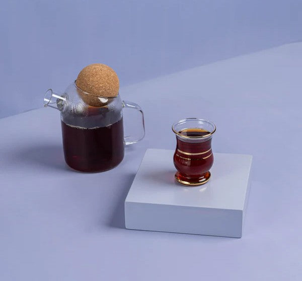 Golden Glass Coffee Cup-3-26-100-4952