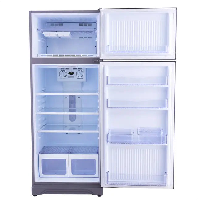 Kiriazi NoFrost Top Freezer Refrigerator , 370 Liter , Silver - KH371NV/2
