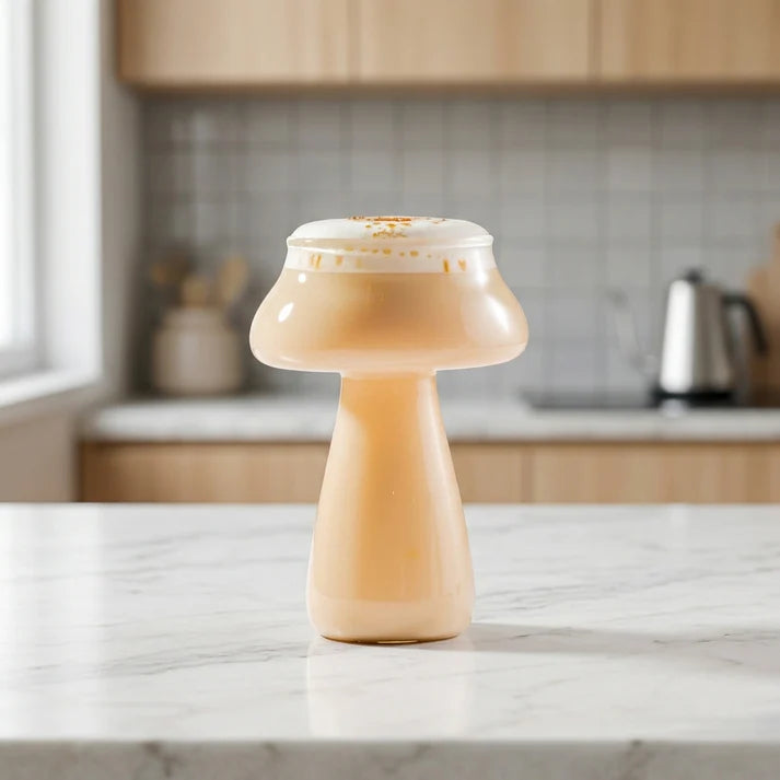 Mushroom Glass Cup-3-26-300-0731