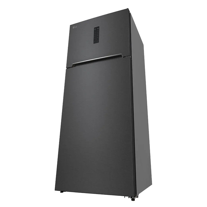 LG NoFrost Top Freezer Refrigerator , 401 Liter Inverter Motor , Black ...