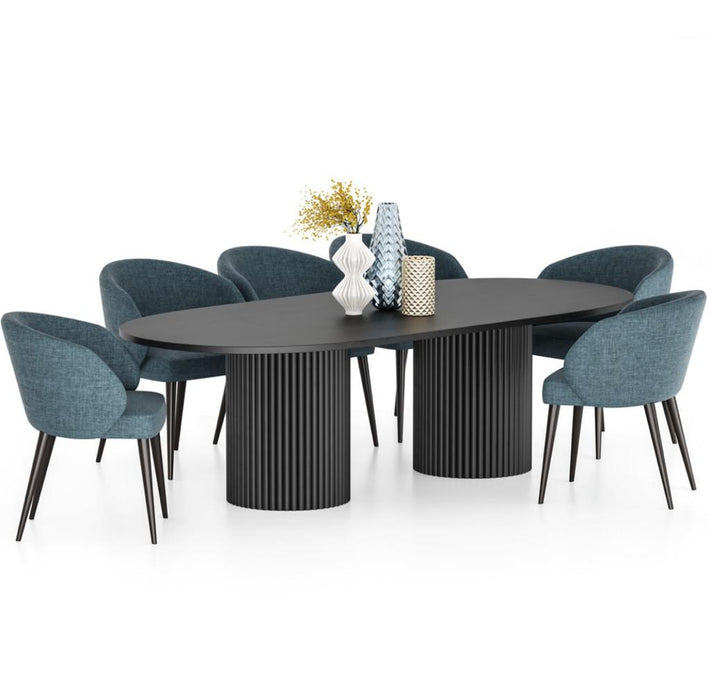 Marlin Dining Room With 6 Chairs-Din075