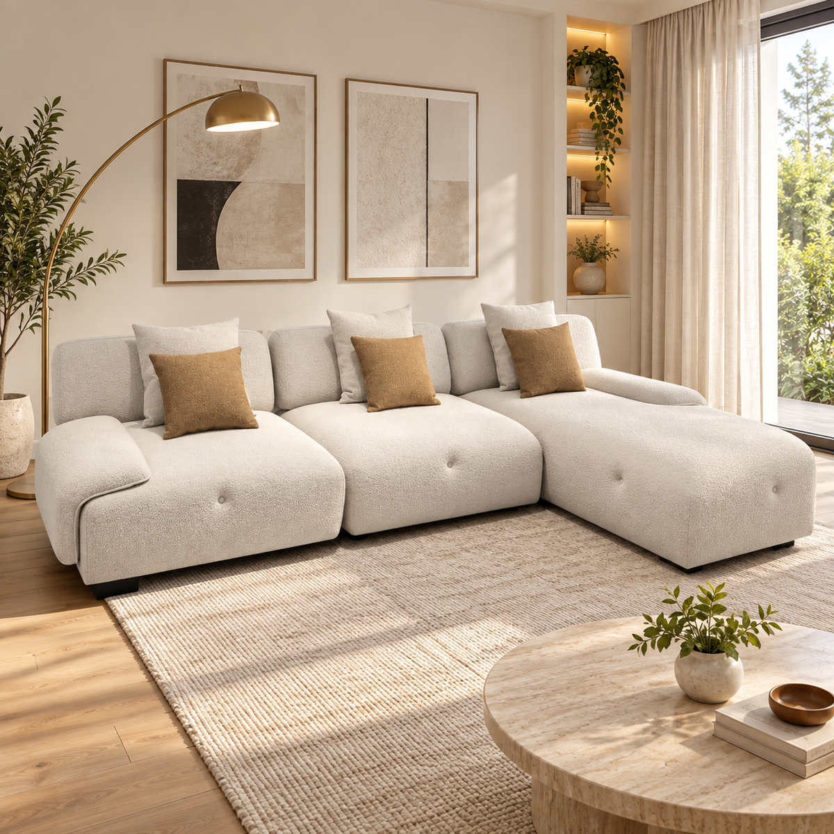 Noelle sofa L shape-31