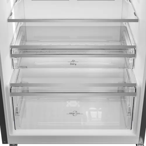Ariston NoFrost Top Freezer Refrigerator , 455 Liter Inverter Motor , Silver - ART70 F6453 XEG