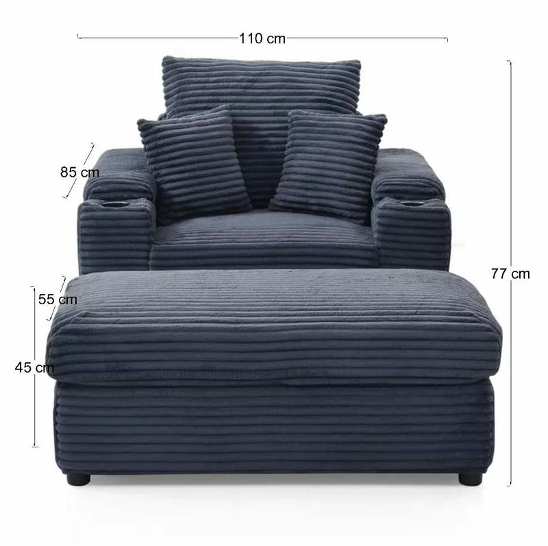 Carva Arm Chair-Hippo258