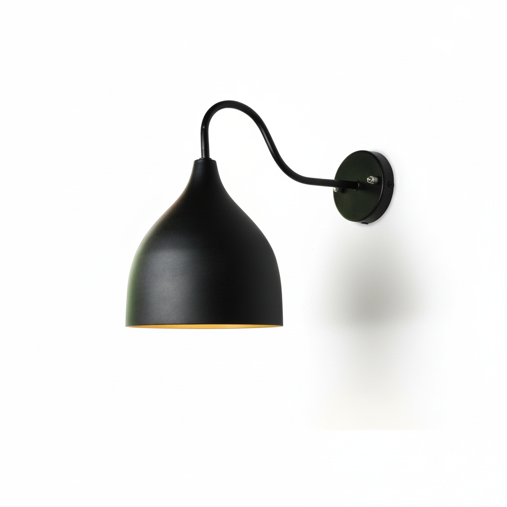 Danz Wall Lamp-naom-wlamp-189-blk