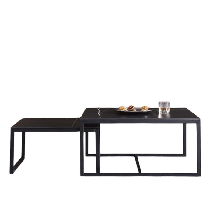 Glowveil Set of 2 Coffee Tables-F165