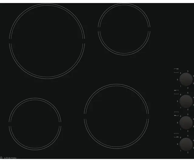 Ariston Electric Built-In Hob - HR 609 C A, Black, 4, 60 Centimeter