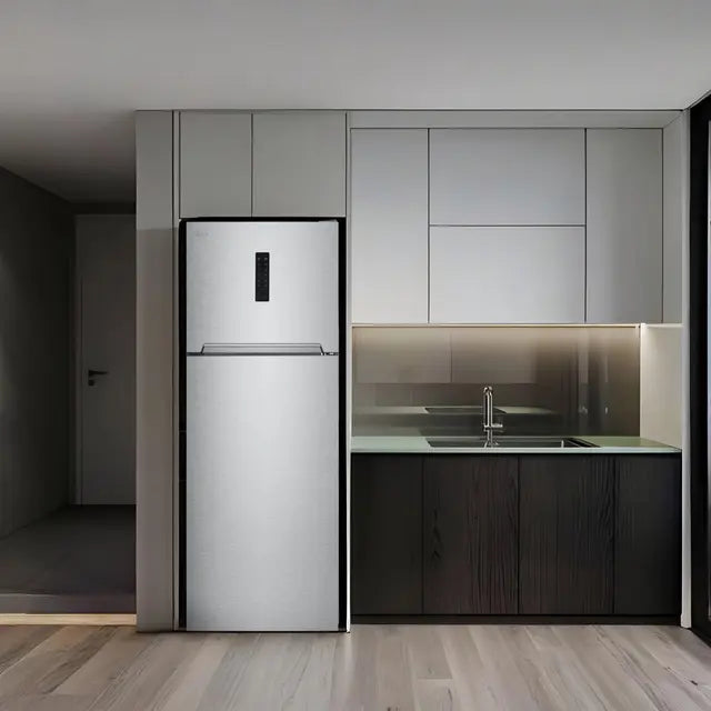 LG NoFrost Top Freezer Refrigerator , 401 Liter Inverter Motor , Silver - GTF402SVAN