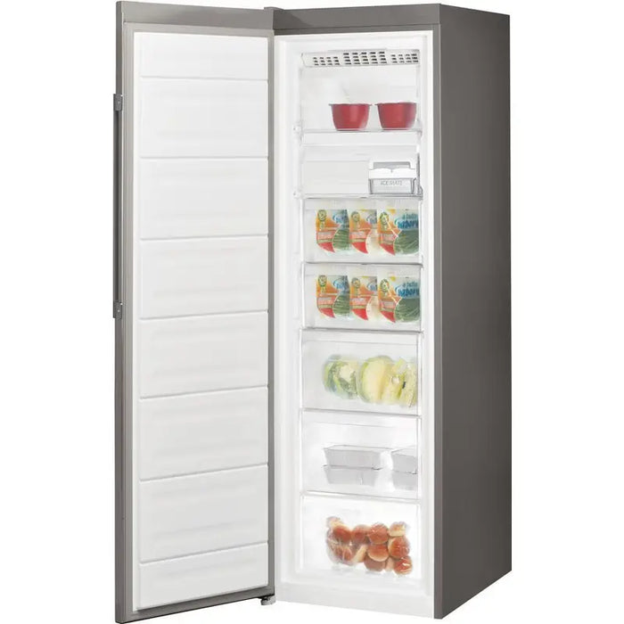 Ariston UH8F2DXI2 No Frost Upright Freezer, 7 Drawers, Digital Electronic Screen - Silver