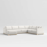 Gather wooden Sofa U shape-MH114