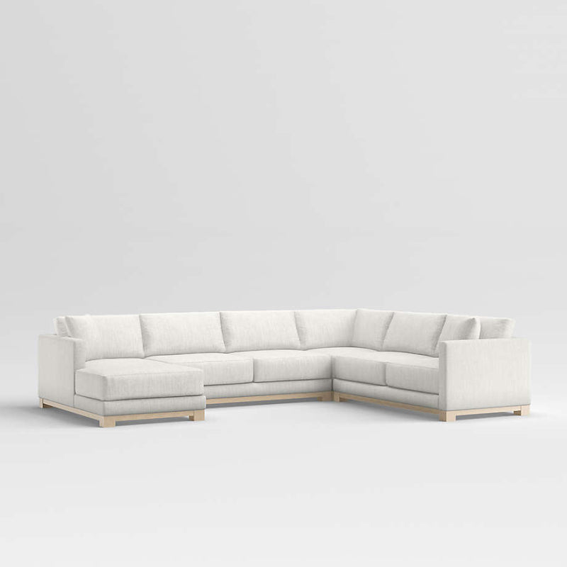 Gather wooden Sofa U shape-MH114