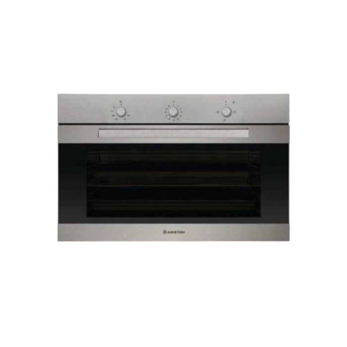 Ariston Built-in Gas Oven, 90 cm, Stainless Steel - GGSM 53 IX A 30