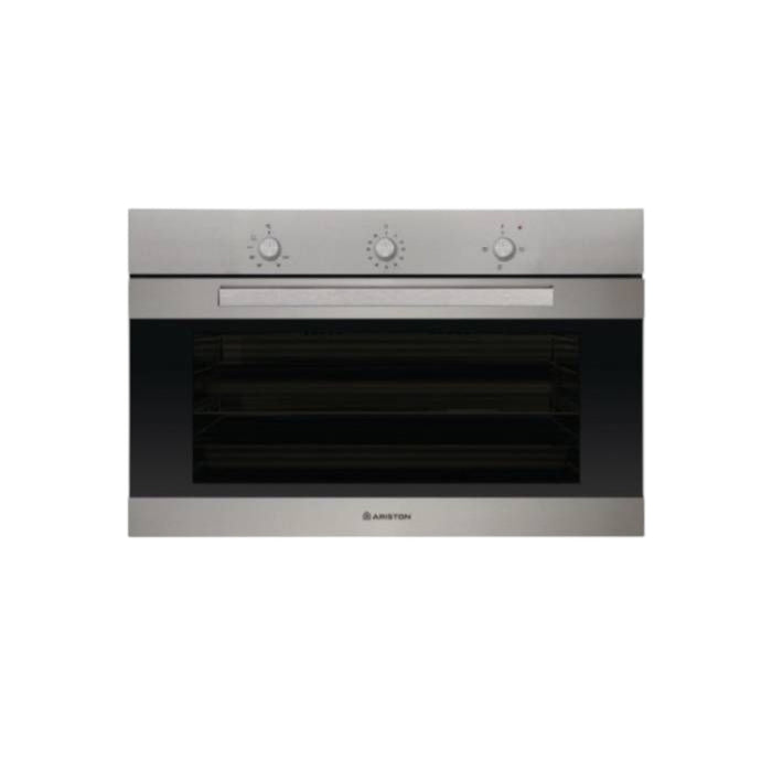 Ariston Built-in Gas Oven, 90 cm, Stainless Steel - GGSM 53 IX A 30
