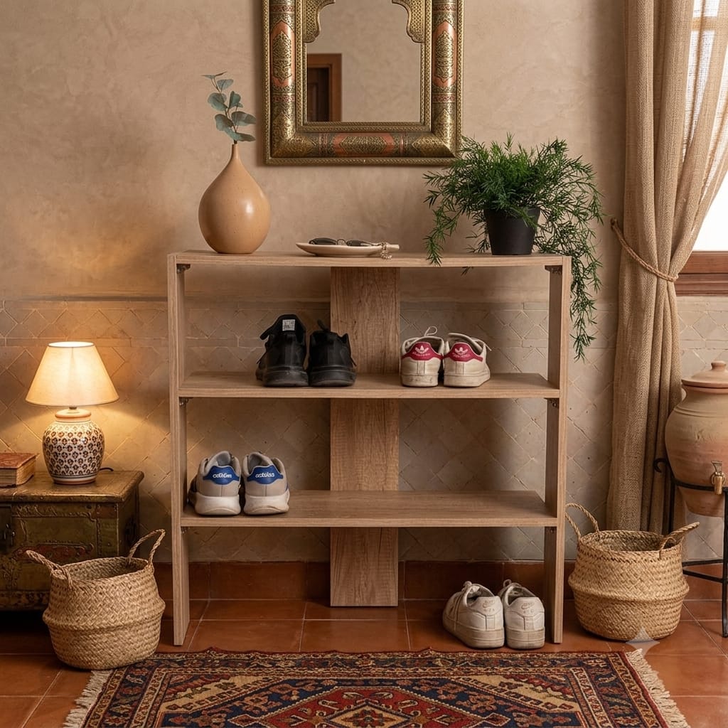 WOOD Shoe Cabinet-hisSP0005
