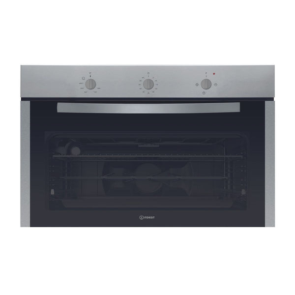 فرن غاز مدمج من إنديسيت، سعة 106 لتر، مصنوع من الفولاذ المقاوم للصدأ - IGESM 53 G3