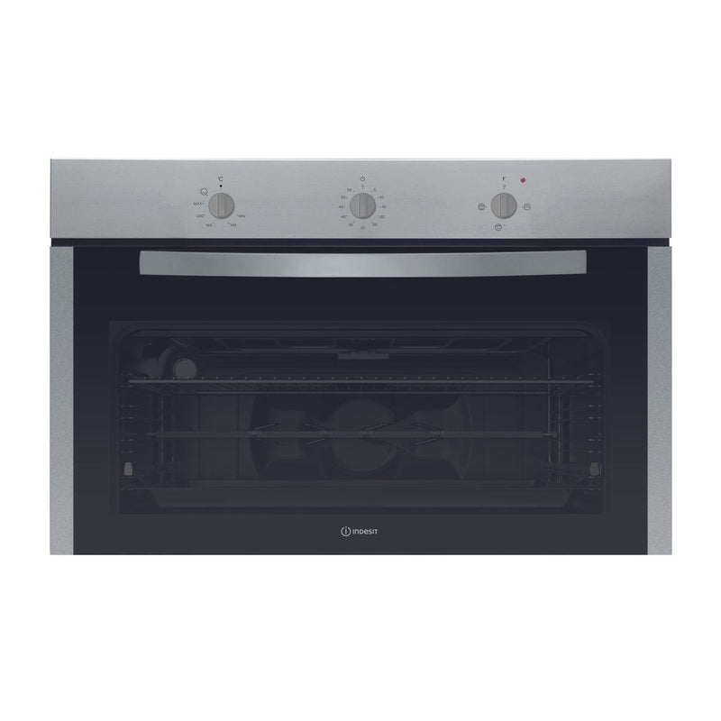 فرن غاز مدمج من إنديسيت، سعة 106 لتر، مصنوع من الفولاذ المقاوم للصدأ - IGESM 53 G3