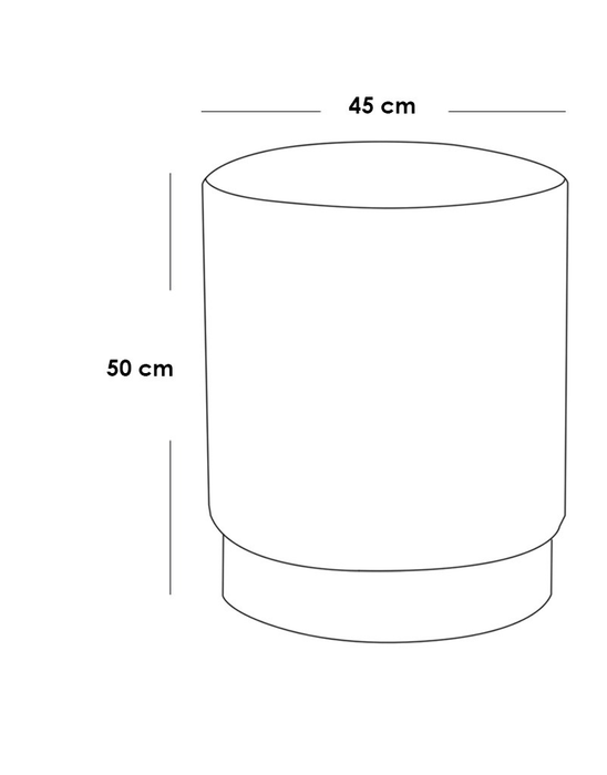 Cliff Pouf-B301