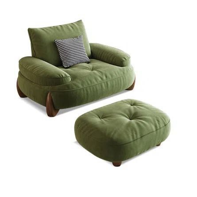 Vaelin Arm Chair with pouf-AK102
