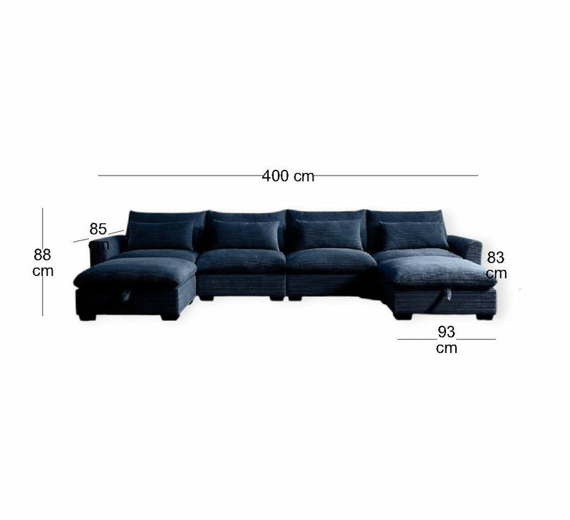 Natile Sofa U Shape-Hippo253