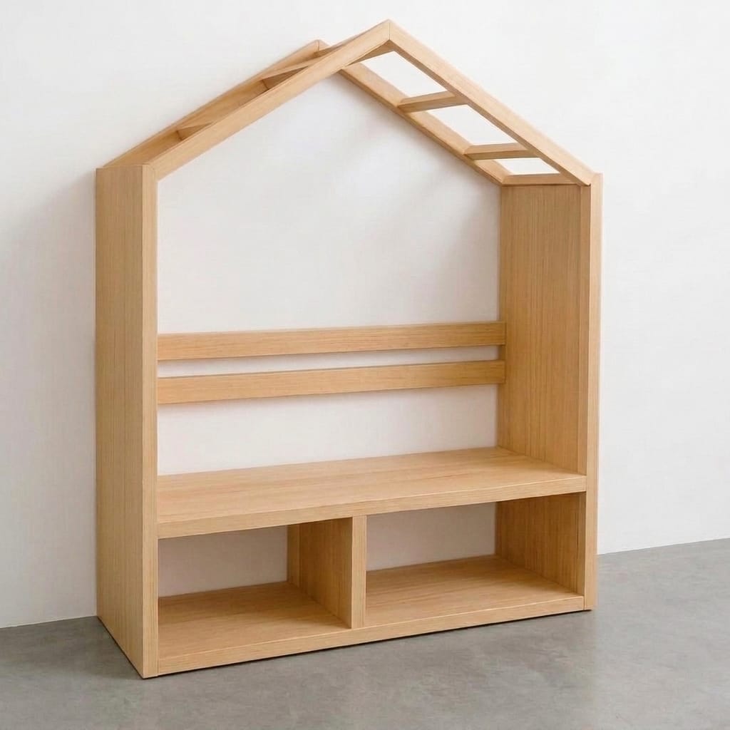 Wood Goold Kids Storage Unit-kidsSP0005
