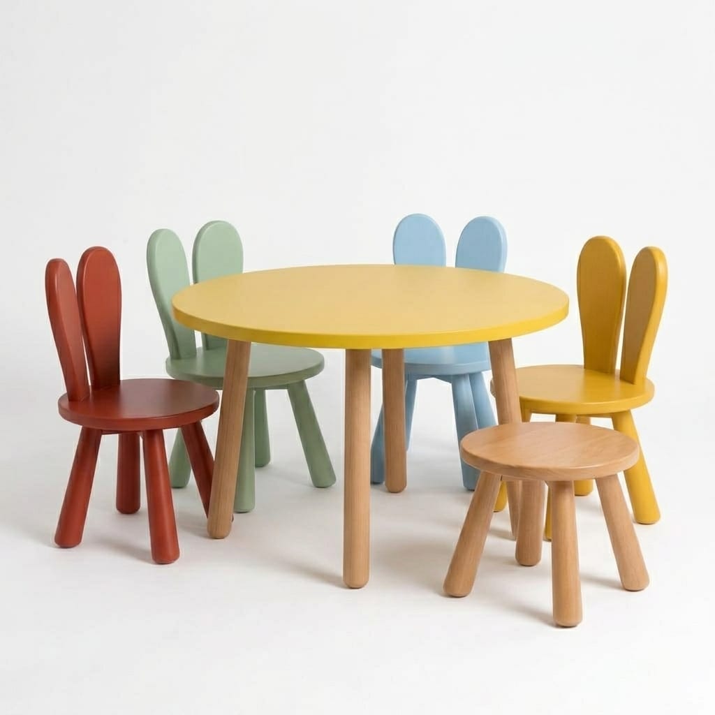 Miro Dining Table With Chairs-kidsSP0030