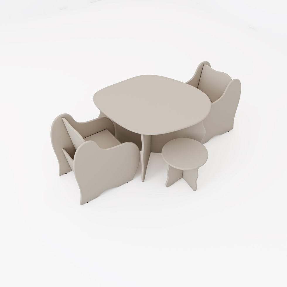 Viga Kids Dining Tables with Chairs-kidsSP0035