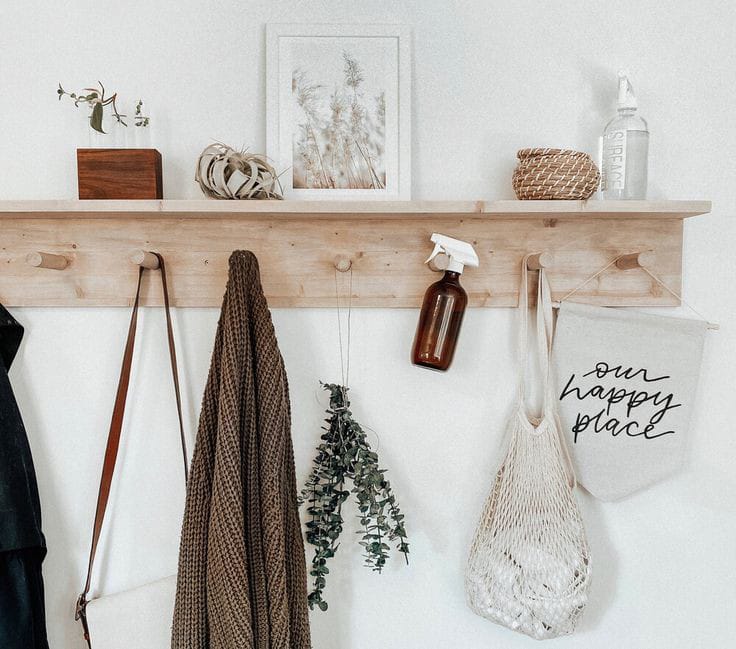 Blune Set of Shoe Cabinet and Key hanger-BUD22