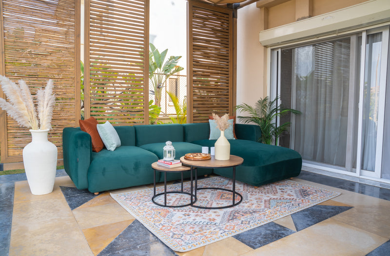 أريكة مارلين على شكل حرف L-Hippo248