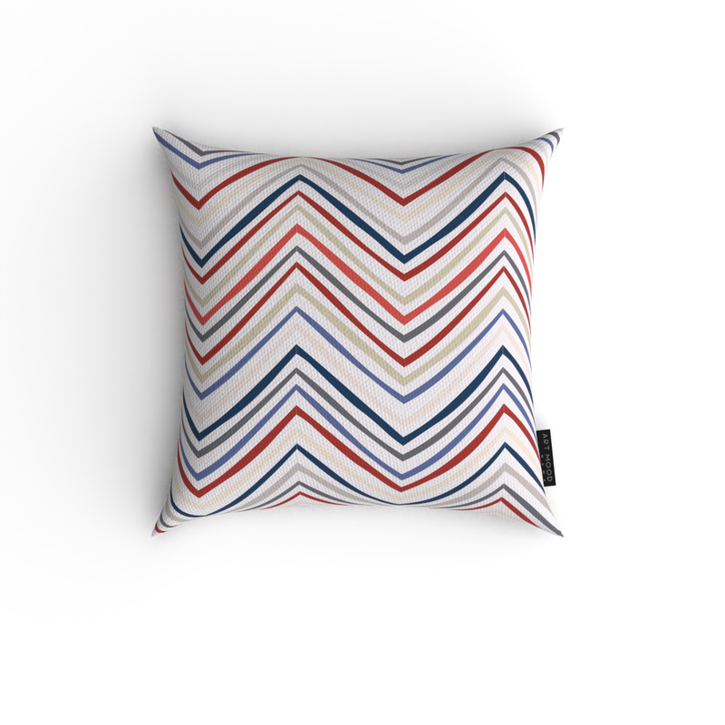 Lila zigzag cushion-AM162