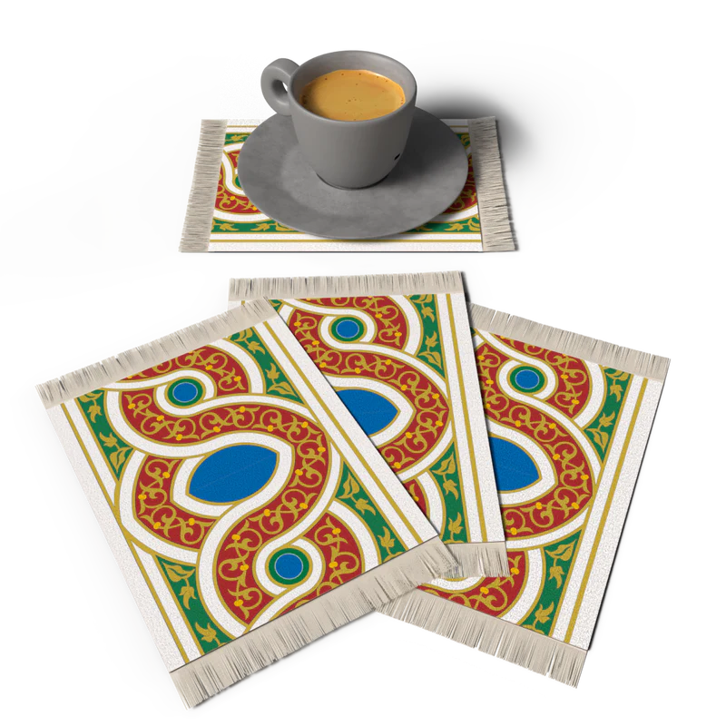 ORIENT Fabric Coasters Set-ORIENT