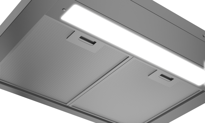 شفاط مطبخ بيكو المدمج بتصميم هرمي، 60 سم، مصنوع من الفولاذ المقاوم للصدأ - CWB 6441 XN