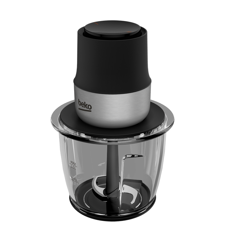 Beko Sirius Electric Chopper 1 Liter , 400 Watt Black - CHG 81442 BX