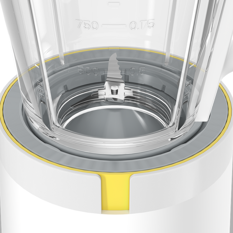 Beko - Blender, glass bowl, white, 600 watts, 1.5 liters, 5 speeds, TBN 62608 W