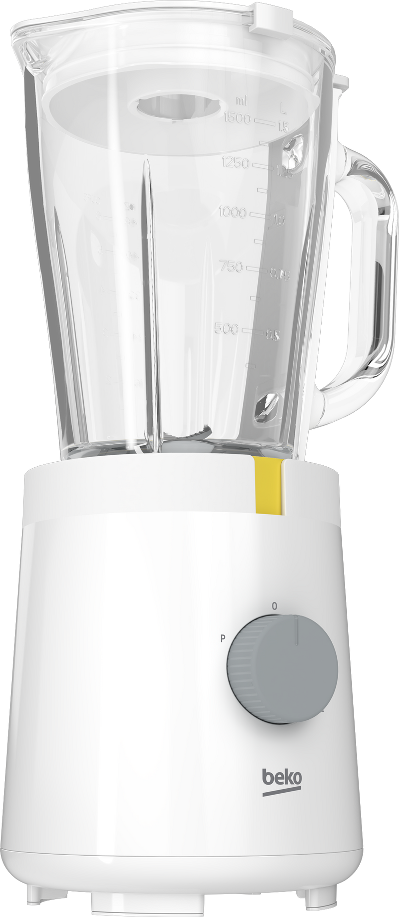 Beko - Blender, glass bowl, white, 600 watts, 1.5 liters, 5 speeds, TBN 62608 W