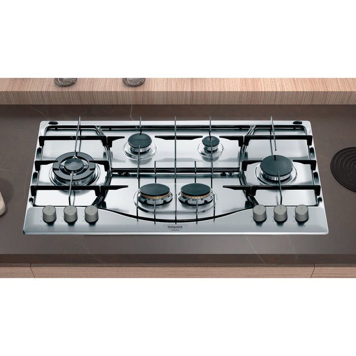 Ariston gas hob: 6 gas burners - PHN 962 TS/IX/A