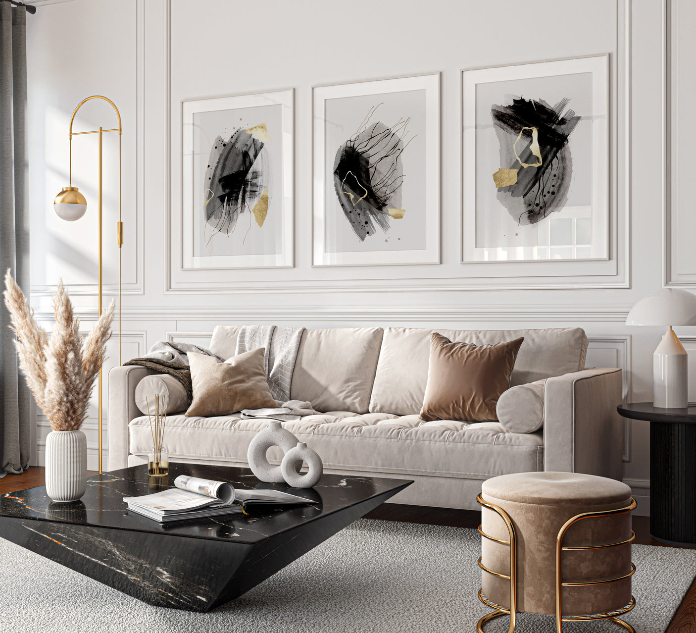 Set of 3 Wall Art-picky202529