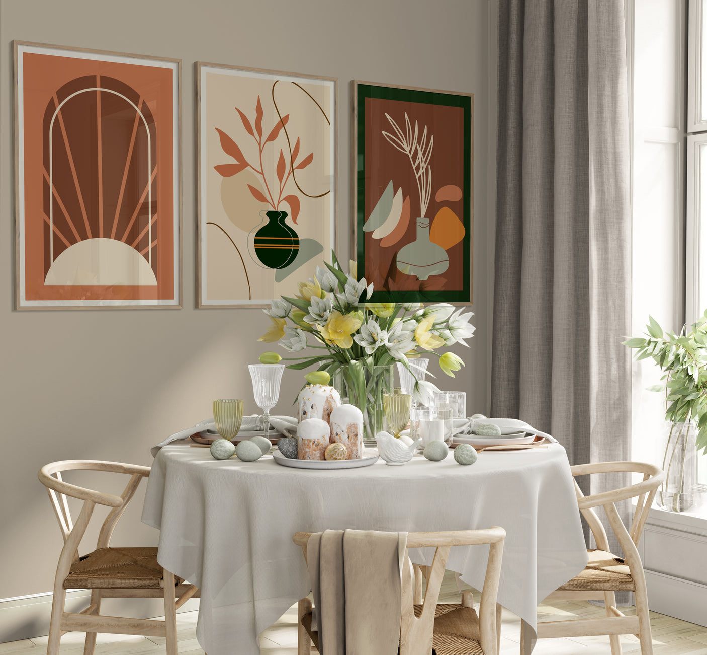 Set of 3 Wall Art-picky20255