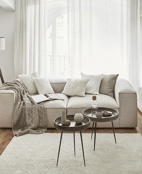 Caldor Set of Sofa and TV Unit+ Coffee Table-BU2